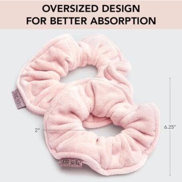 Kitsch Microfiber Hair Towel Scrunchie for Easy Drying 2pc