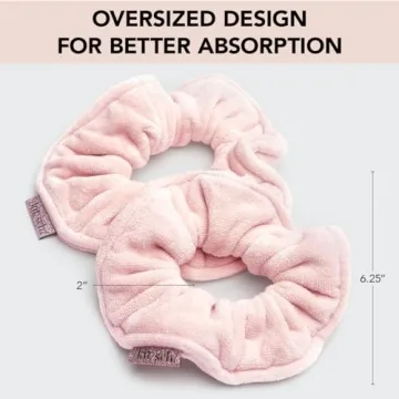 Kitsch Microfiber Hair Towel Scrunchie for Easy Drying 2pc