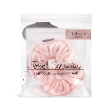 Kitsch Microfiber Hair Towel Scrunchie for Easy Drying 2pc