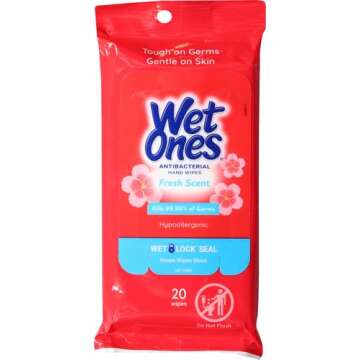 Wet Ones Antibacterial Hand Wipes, Fresh Scent Wipes | Travel Wipes Case, Antibacterial Wipes ...