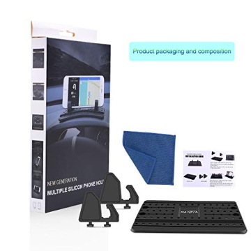 Maxova Universal Dashboard Cell Phone Holder for Safe Driving