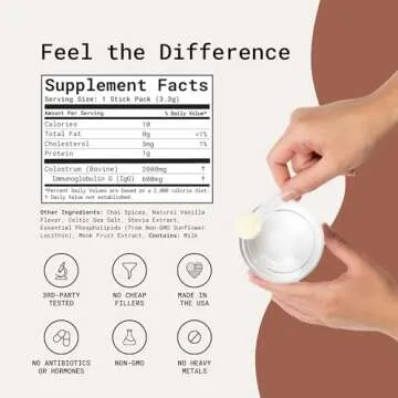 Favor Bovine Colostrum Packets for Immune Support & Energy