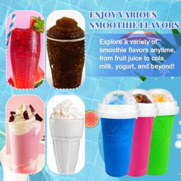 Slushie Cup 2-Pack Homemade Frozen Treats Fast