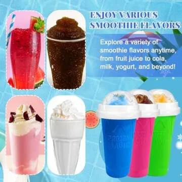 Slushie Cup 2-Pack Homemade Frozen Treats Fast