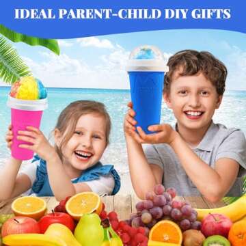 Slushie Cup 2-Pack Homemade Frozen Treats Fast