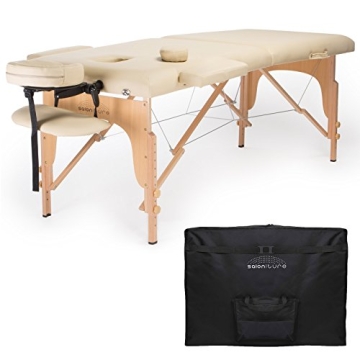 Saloniture Portable Massage Table - Ultimate Comfort & Durability for Professionals