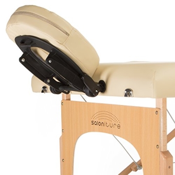 Saloniture Portable Massage Table Comfort Durability Professionals