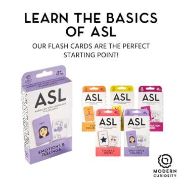ASL Flash Cards for Kids - Learn American Sign Language Easily