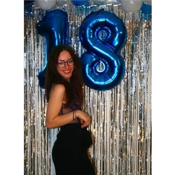 Shop 40 Inch Navy Blue Number 8 Balloon for Celebrations