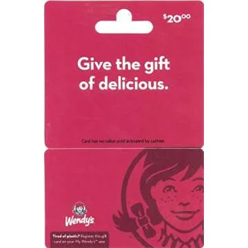 Wendy's $20 Gift Card