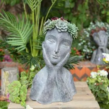 Face Cactus Succulent Planter Pot for Indoor Outdoor