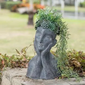 Face Cactus Succulent Planter Pot for Indoor Outdoor