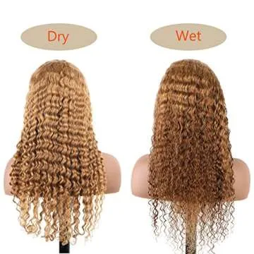 BLY 10A Light Brown Human Hair Lace Wig for Women