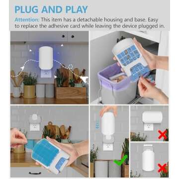 WowCatch Indoor Flying Insect Trap for Safeguarding Homes