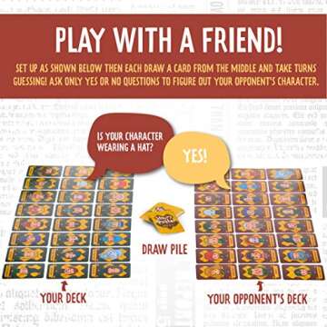 Paladone Harry Potter Who is It, 20 Questions Character Guessing Game, 72 Character Cards