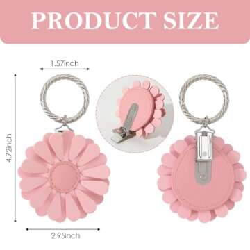 VANTOO 2 Pack Flower Hat Clip for Travel On Bag, Travel Hat Bag Clip, Hat Brim Holder Travel Accesso...