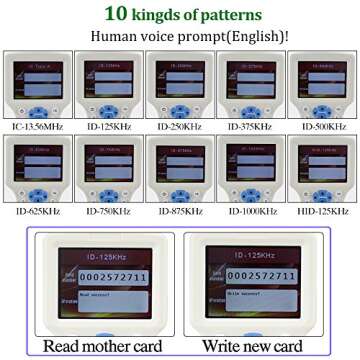 OBO HANDS RFID NFC Copier: Duplicator with Color Screen