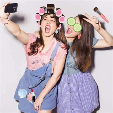 Spa Day Photo Booth Props 25pcs - Perfect for Parties