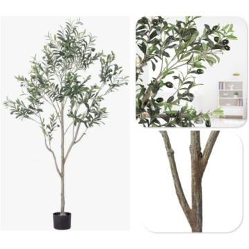 Bluecho 6FT Artificial Olive Tree for Home Decor