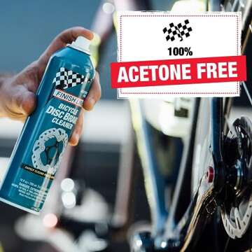 Finish Line Bicycle Disc Brake Cleaner for Smooth Riding