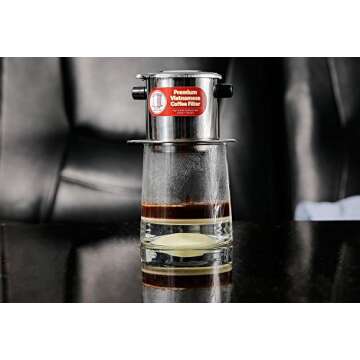 Thang Long Vietnamese Coffee Filter Set. Also known as a Vietnamese Coffee Maker or Press 8oz. Gravity Insert. Multiple Sizes and Quantities Available
