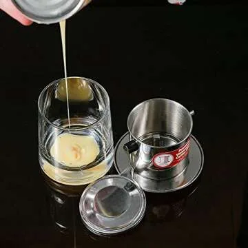 Thang Long Vietnamese Coffee Filter Set. Also known as a Vietnamese Coffee Maker or Press 8oz. Gravity Insert. Multiple Sizes and Quantities Available