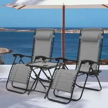 MoNiBloom Zero Gravity Lounge Chair Set - Relax Anywhere
