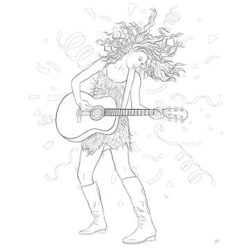 SUPER FAN-tastic Taylor Swift Coloring & Activity Book: 30+ Coloring Pages, Photo Gallery, Word Searches, Mazes, & Fun Facts (Design Originals) For Swifties of All Ages - Perforated Pages