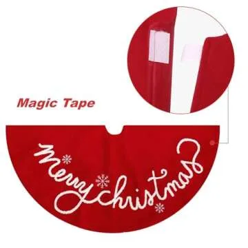 S-DEAL Christmas Tree Skirt 24 Inches for Holiday Cheer