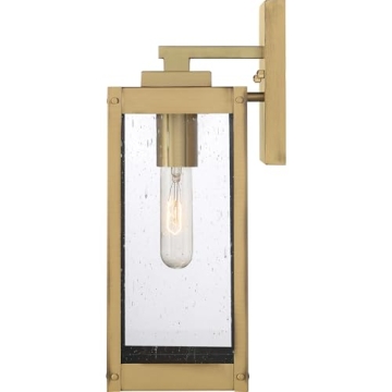 Quoizel Westover 1-Light Outdoor Wall Sconce in Antique Brass