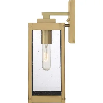 Quoizel Westover 1-Light Outdoor Wall Sconce in Antique Brass