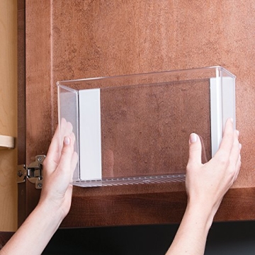 iDesign AFFIXX Wall Mount Organizer for Kitchen and Home