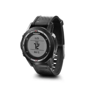 Garmin Fenix GPS Watch Fitness Tracker for Smartphone, Black (Renewed)