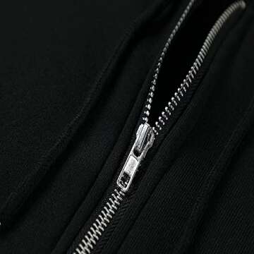 AUTOMET Womens Zip Up Hoodies Long Sleeve Fall Oversized Sweatshirts Fleece Y2K Jacket with Pockets 2024 Fashion Clothes Black