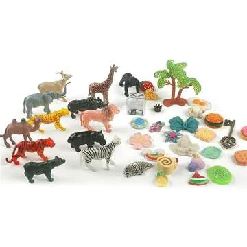 MEROCO Montessori Language Miniatures Starter Set for Kids