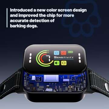 Pituau Dog Bark Collar 2 Pack,Bark Collar for Large Medium Small Dogs 8-130lbs,AUTO Barking Collar,B...