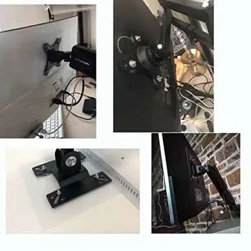 NOBER VESA Mount Adapter Bracket Kit for Non-VESA Monitors 2 Pack