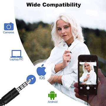 SYNCO S6E Lavalier Microphone for Video and Streaming