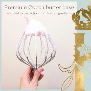 Royal Heir Baby Body & Bum Butter in Blue:Deep Daily Moisture & Dry Skin Therapy-Whipped Cocoa Butter with Sandalwood & Sweet Orange - 3.4 Fl Oz/100ml