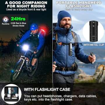 Banral Flashlight - 20,000LM Rechargeable Tactical Light