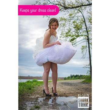 Bridal Buddy Wedding Dress Slip Drawstring Underskirt Accessory – As Seen on Shark Tank
