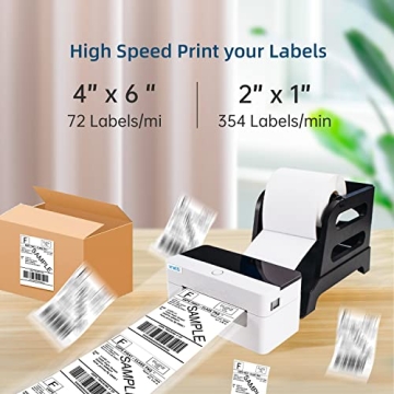 Vretti Thermal Shipping Label Printer for Small Businesses