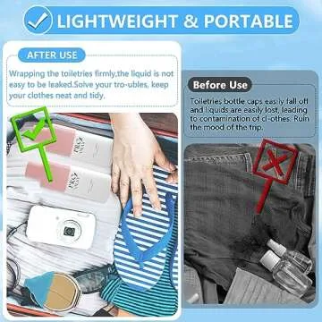 16 Pack Silicone Bottle Covers,Travel Essentials for Women,Cruise Ship Essentials,Airplane Travel Accessories Luggage Travel Size Toiletries,Elastic Sleeves for Leak Proofing,Travel Must Haves