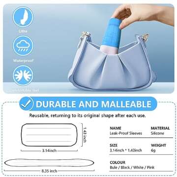 16 Pack Silicone Bottle Covers,Travel Essentials for Women,Cruise Ship Essentials,Airplane Travel Accessories Luggage Travel Size Toiletries,Elastic Sleeves for Leak Proofing,Travel Must Haves