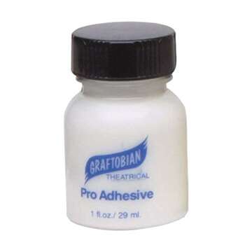 Graftobian Pro-Adhesive 1oz – Professional-Grade Makeup Glue for Seamless Application