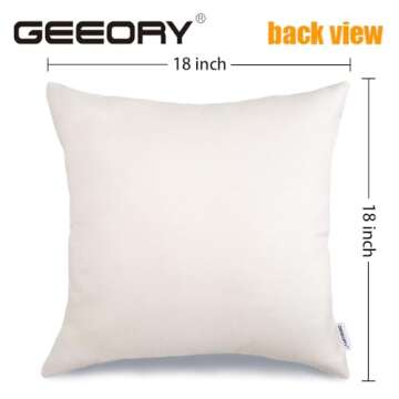 GEEORY Fall Decor Pillow Covers Set of 4 for Autumn Style