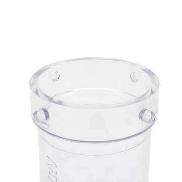 Camco RV Clear Sewage Hose Adapter | Extend Your Sewer Hose Outlet | See When the System is Fully Rinsed | 5-inch (39572)