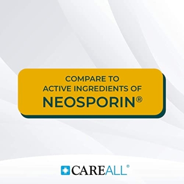 CareAll Triple Antibiotic Ointment 0.9gr (144 Pack) Foil Packet, First Aid for Minor Cuts, Scrapes, and Burns. Prevents Infection. Contains Bacitracin Zinc, Neomycin Sulfate, Polymyxin B Sulfate