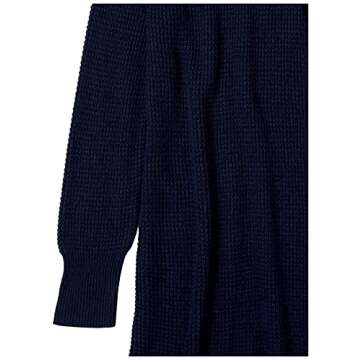 Amazon Brand - Daily Ritual Women's Wool Blend Turtleneck Sweater Dress, Navy,Small