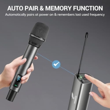 Professional UHF Wireless Microphones in Bright Sound